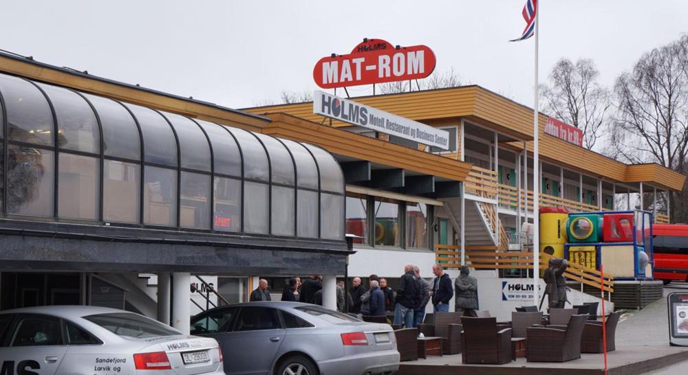 Motel Larvik Rodbol Exterior foto